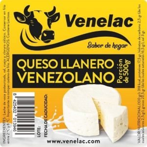 Queso Llanero<br> Venelac  300g aprox.