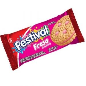 Galletas Festival Fresa<br>Empaque 34g
