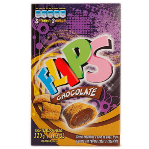 Flips Caja <br>320grCHOCOLATE