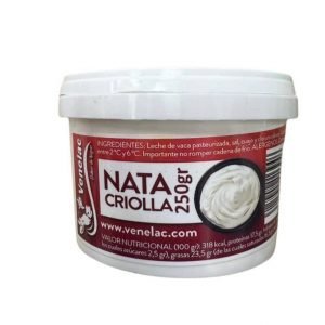 Nata Criolla Venelac <br>envase 250g aprox.