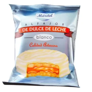 Alfajor Blanco Dulce de<br>Leche Márdel 50gr