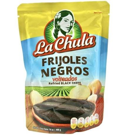 FRIJOL NEGRO<br>VOLTEADOS LA CHULA 283gr